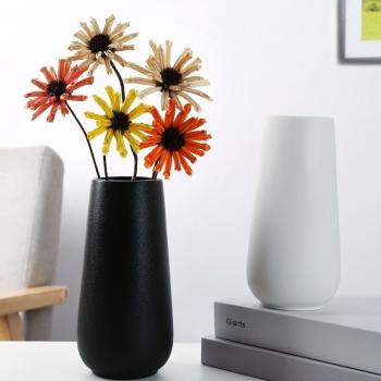 简约陶瓷花瓶小清新干花家居插花水培花器白瓷客厅摆件