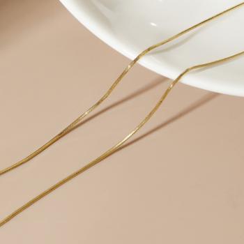 925纯银项链银饰蛇骨链轻奢小众高饰品配饰