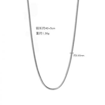 925纯银项链银饰蛇骨链轻奢小众高饰品配饰