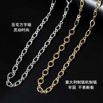  S925纯银十字型女款项链时尚简约高级感项饰